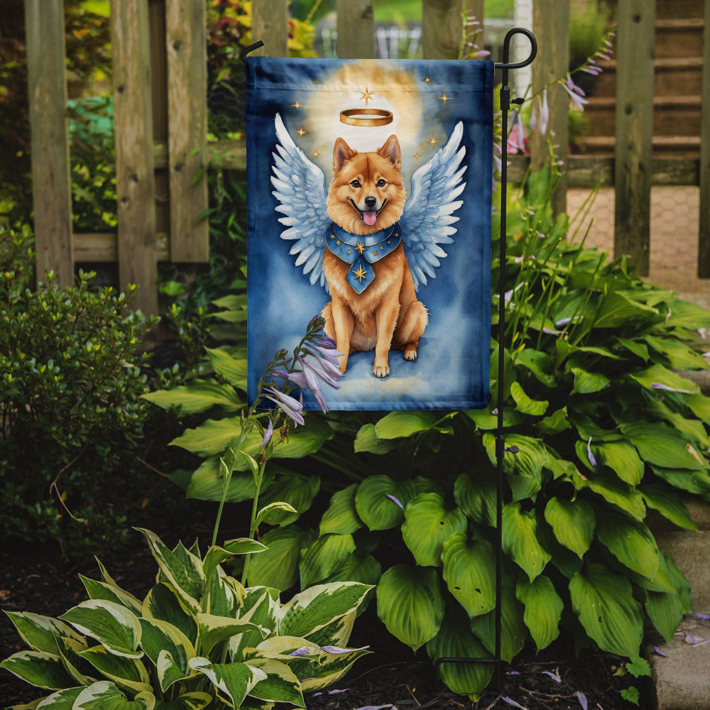 Finnish Spitz My Angel Garden Flag Mailbox Decorative Yard Banner Outside Patio Artwork for Flower Beds, Garden Size, Multicolor