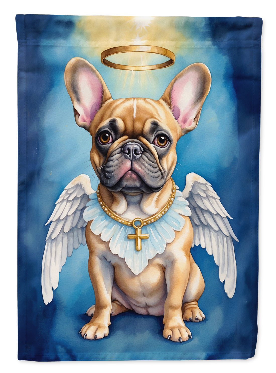 French Bulldog My Angel Garden Flag Mailbox Decorative Yard Banner Outside Patio Artwork for Flower Beds, Garden Size, Multicolor