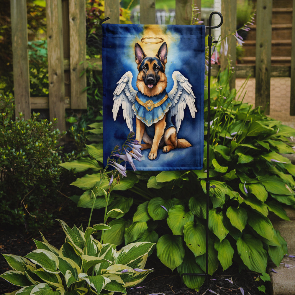 German Shepherd My Angel Garden Flag Mailbox Decorative Yard Banner Outside Patio Artwork for Flower Beds, Garden Size, Multicolor