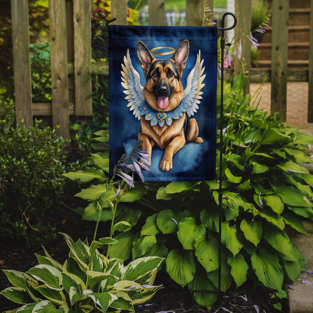 German Shepherd My Angel Garden Flag Mailbox Decorative Yard Banner Outside Patio Artwork for Flower Beds, Garden Size, Multicolor