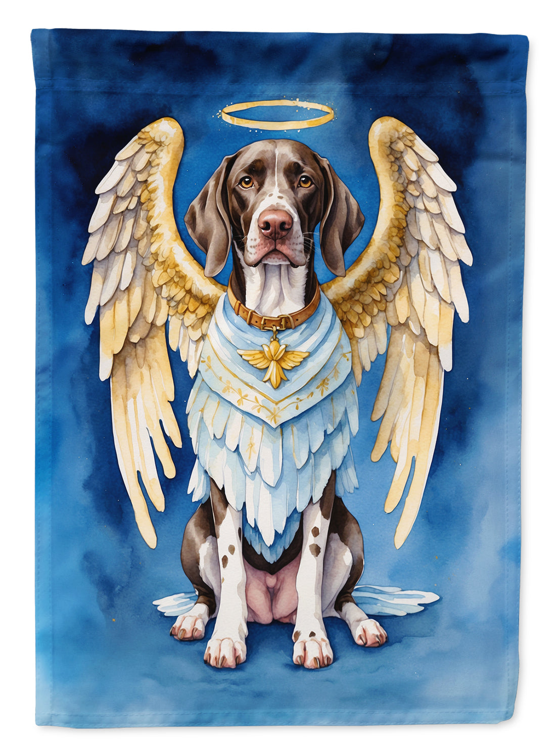 German Shorthaired Pointer My Angel Garden Flag Mailbox Decorative Yard Banner Outside Patio Artwork for Flower Beds, Garden Size, Multicolor