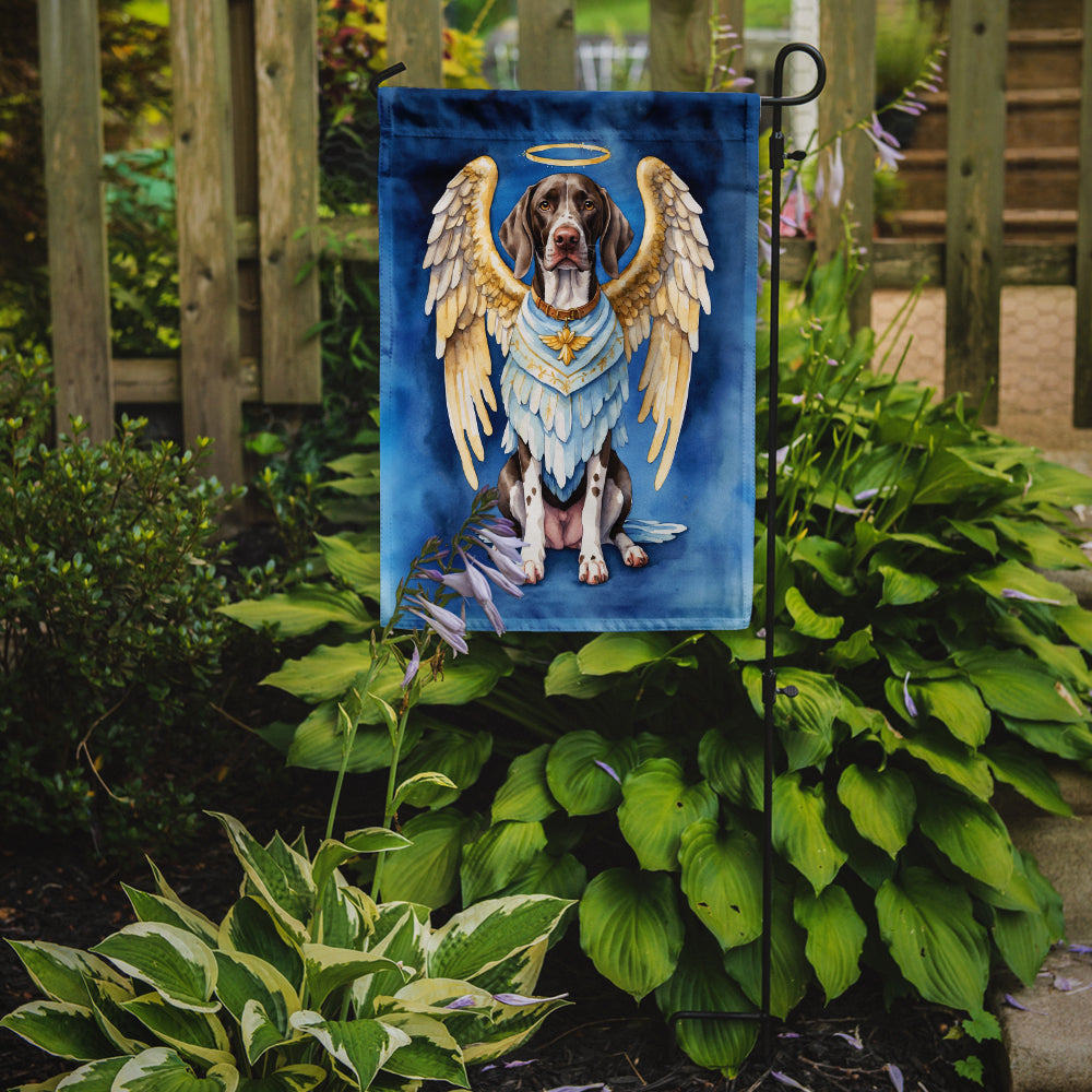 German Shorthaired Pointer My Angel Garden Flag Mailbox Decorative Yard Banner Outside Patio Artwork for Flower Beds, Garden Size, Multicolor