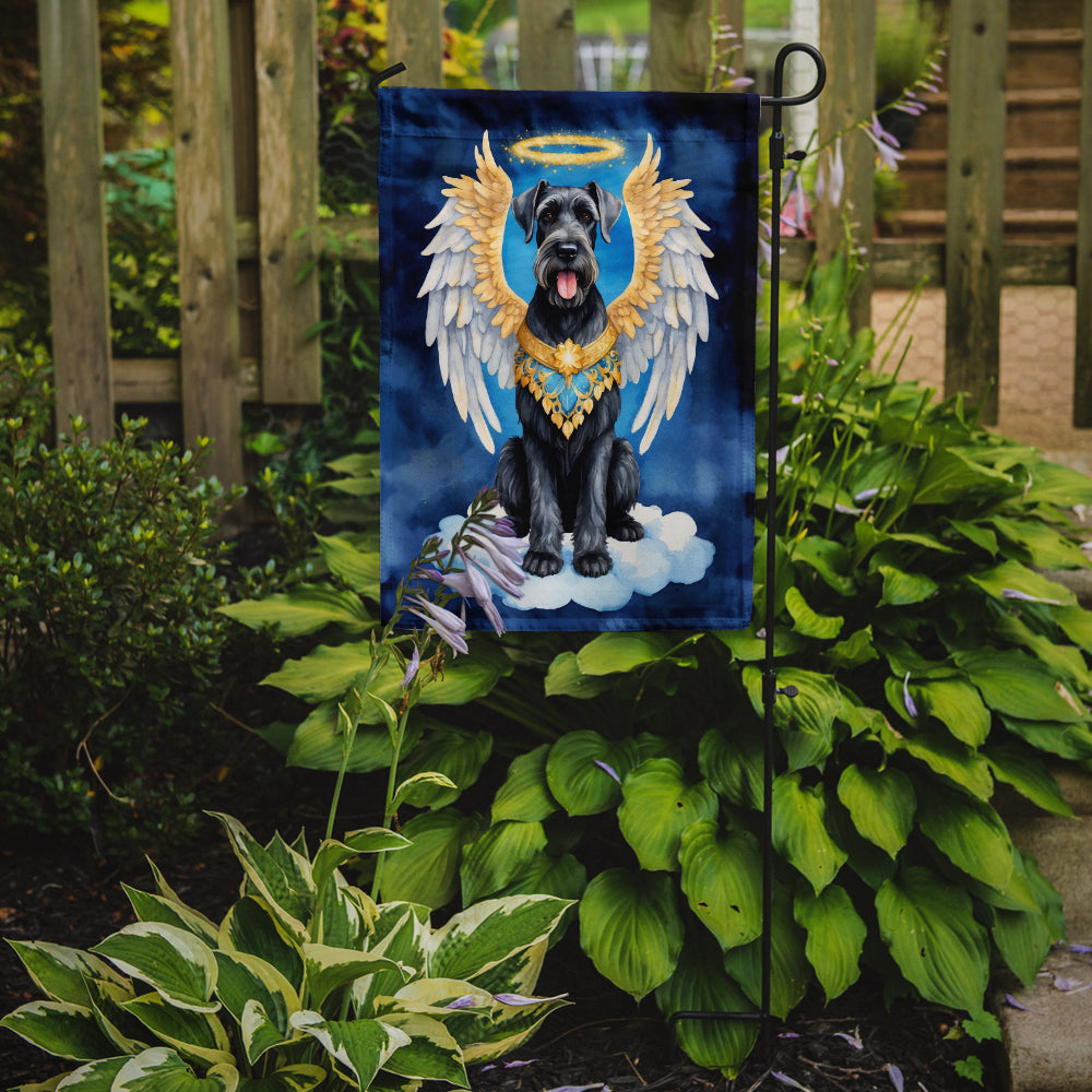 Giant Schnauzer My Angel Garden Flag Mailbox Decorative Yard Banner Outside Patio Artwork for Flower Beds, Garden Size, Multicolor