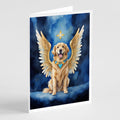 Golden Retriever My Angel Greeting Cards Pack of 8 Blank Cards with Envelopes Whimsical A7 Size 5x7