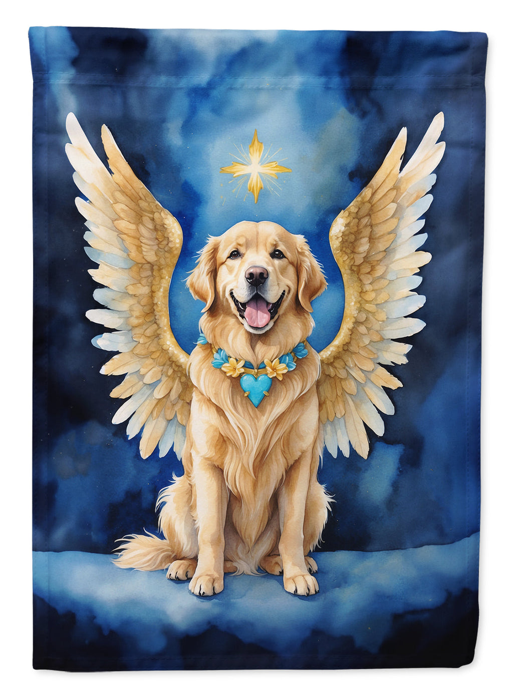 Golden Retriever My Angel Garden Flag Mailbox Decorative Yard Banner Outside Patio Artwork for Flower Beds, Garden Size, Multicolor