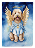Goldendoodle My Angel Garden Flag Mailbox Decorative Yard Banner Outside Patio Artwork for Flower Beds, Garden Size, Multicolor