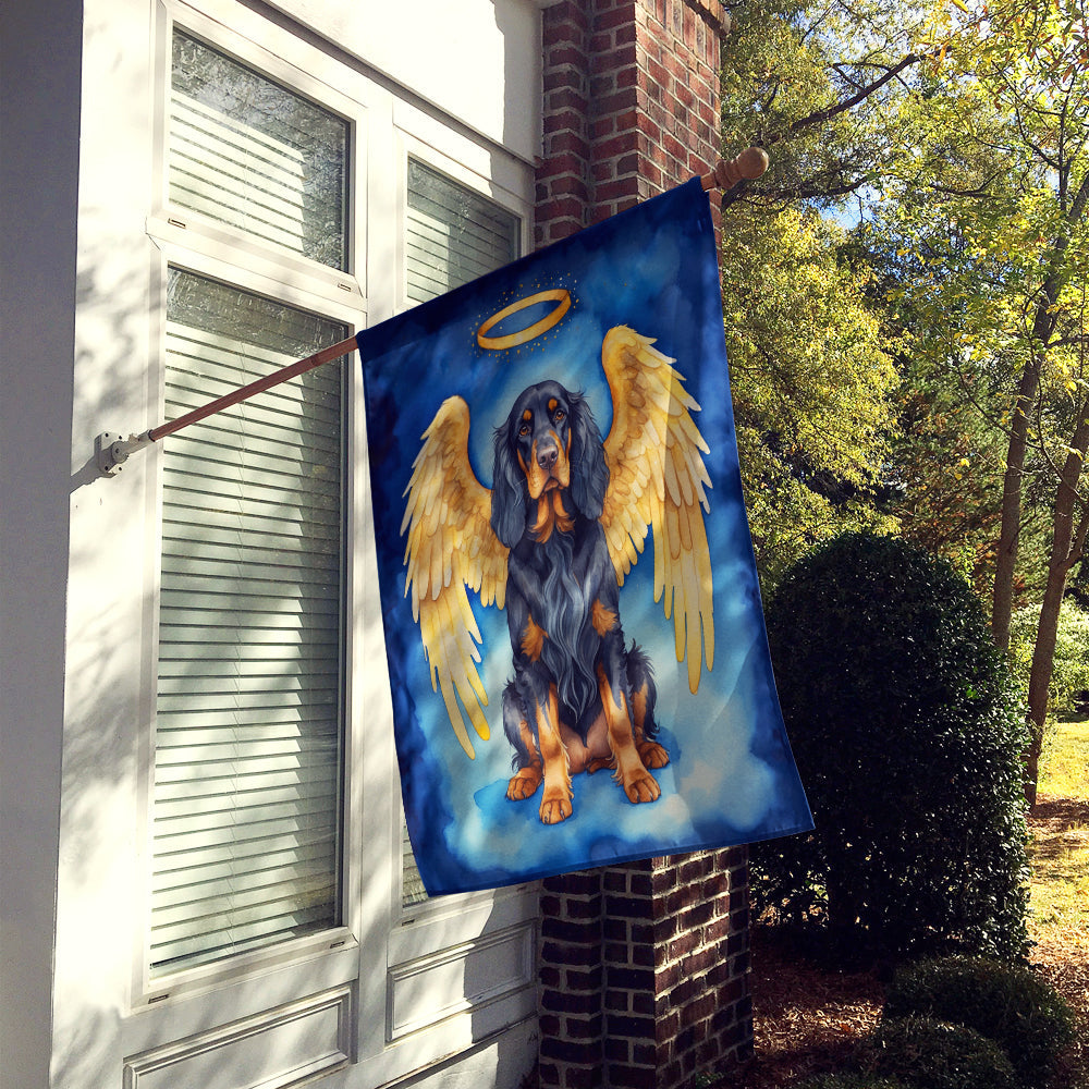 Gordon Setter My Angel House Flag 28x40 Porch Sleeve Pole Decorative Outside Yard Banner Artwork Wall Hanging, Polyester