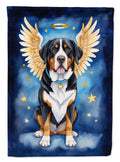 Greater Swiss Mountain Dog My Angel Garden Flag Mailbox Decorative Yard Banner Outside Patio Artwork for Flower Beds, Garden Size, Multicolor