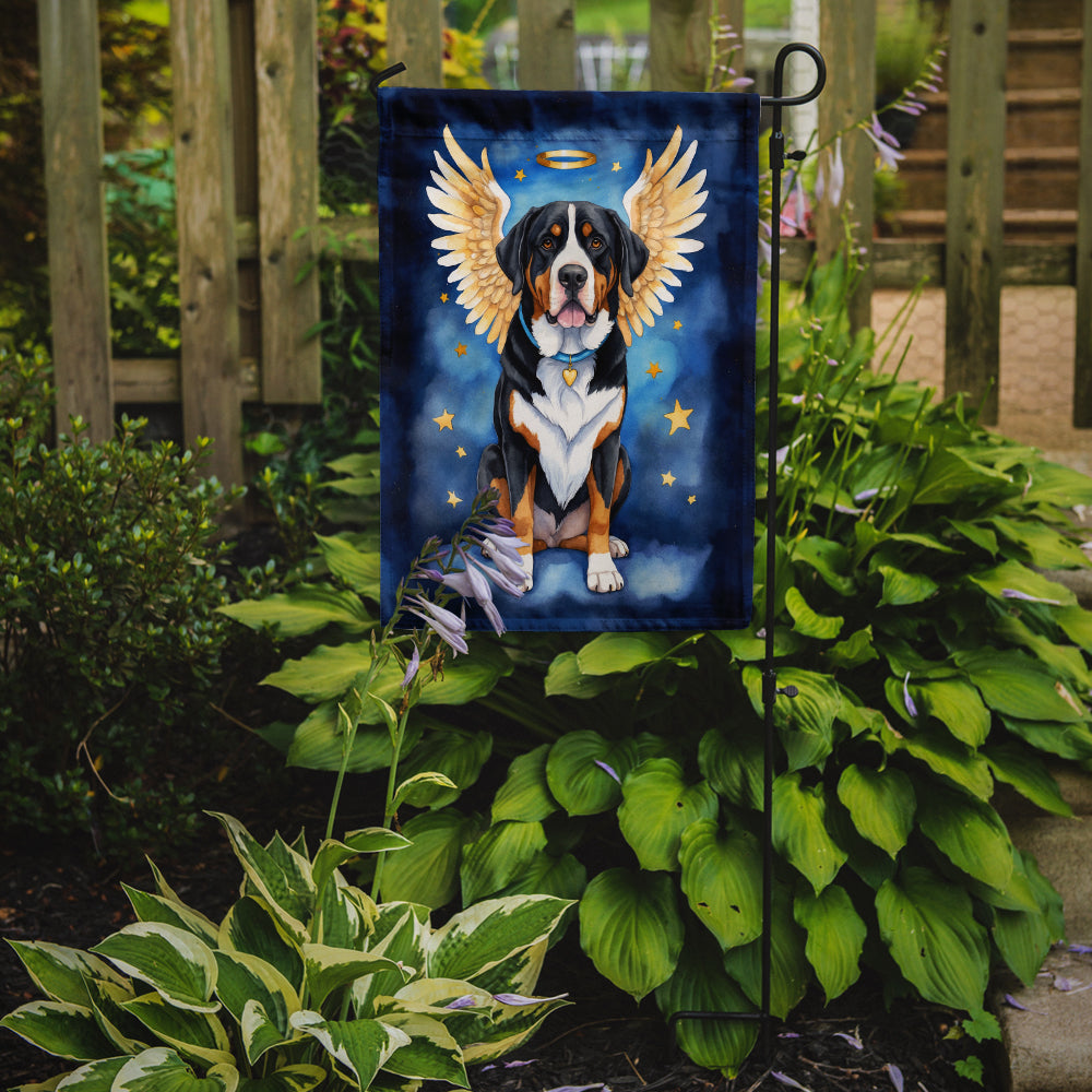 Greater Swiss Mountain Dog My Angel Garden Flag Mailbox Decorative Yard Banner Outside Patio Artwork for Flower Beds, Garden Size, Multicolor