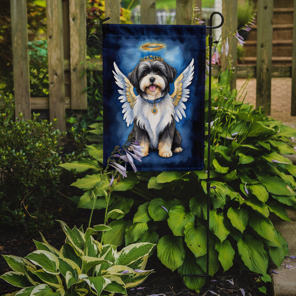 Havanese My Angel Garden Flag Mailbox Decorative Yard Banner Outside Patio Artwork for Flower Beds, Garden Size, Multicolor