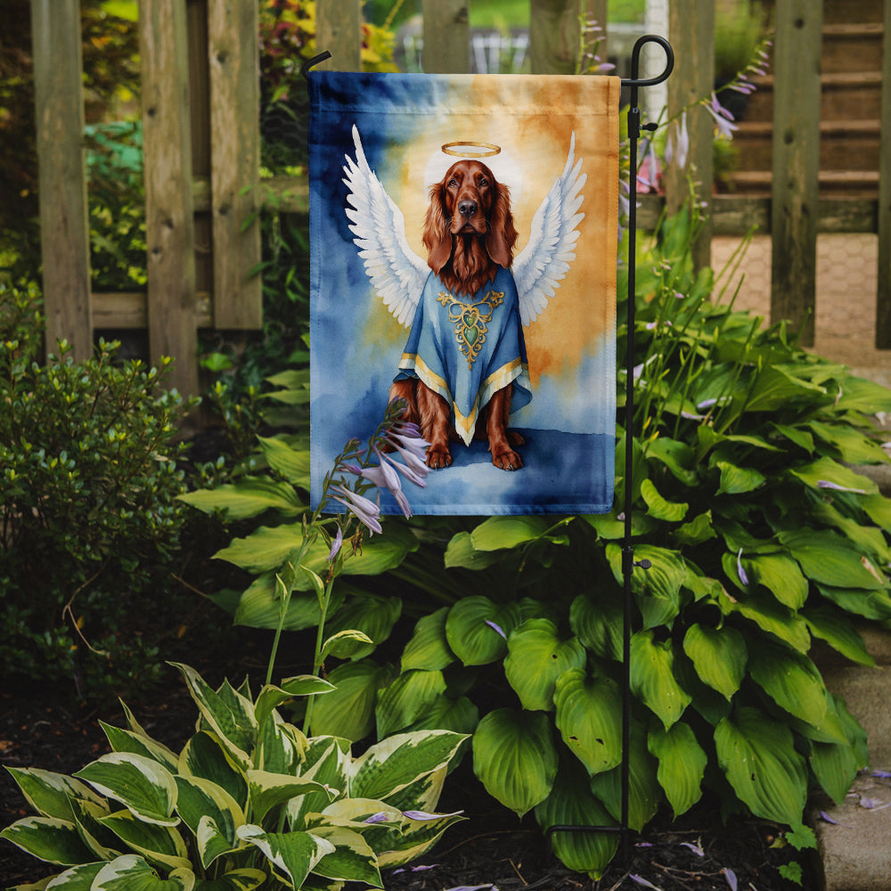 Irish Setter My Angel Garden Flag Mailbox Decorative Yard Banner Outside Patio Artwork for Flower Beds, Garden Size, Multicolor