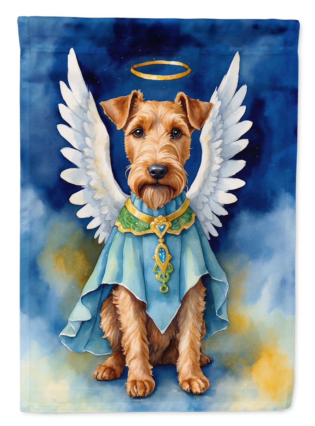 Irish Terrier My Angel Garden Flag Mailbox Decorative Yard Banner Outside Patio Artwork for Flower Beds, Garden Size, Multicolor