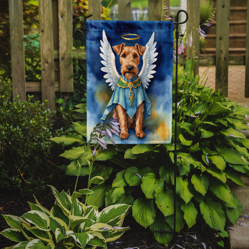 Irish Terrier My Angel Garden Flag Mailbox Decorative Yard Banner Outside Patio Artwork for Flower Beds, Garden Size, Multicolor