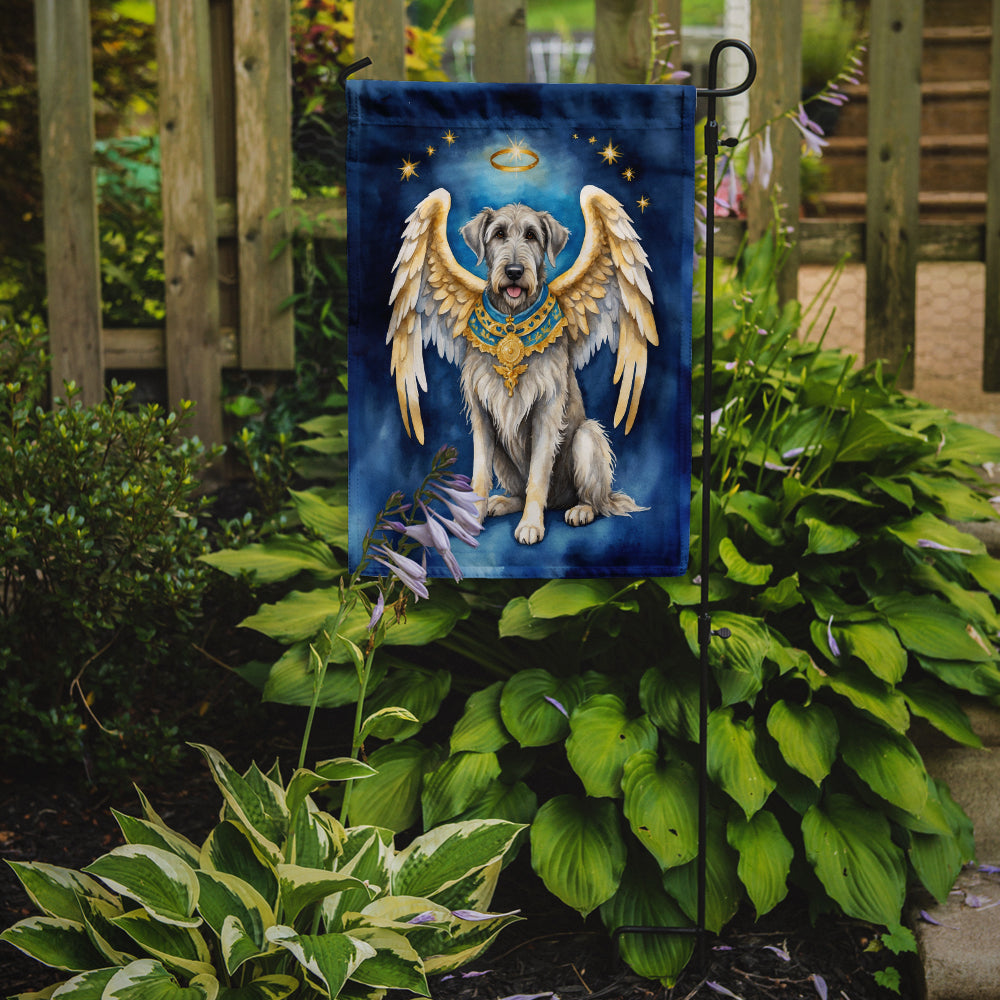 Irish Wolfhound My Angel Garden Flag Mailbox Decorative Yard Banner Outside Patio Artwork for Flower Beds, Garden Size, Multicolor