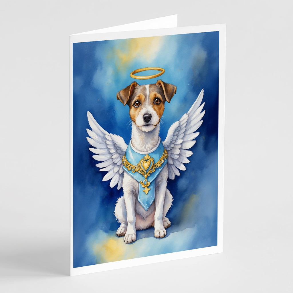 Jack Russell Terrier My Angel Greeting Cards Pack of 8 Blank Cards with Envelopes Whimsical A7 Size 5x7