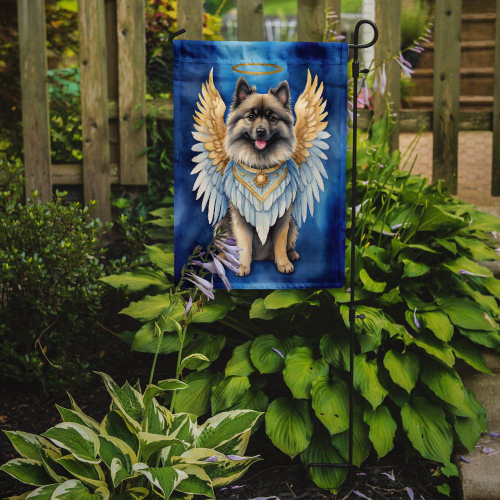 Keeshond My Angel Garden Flag Mailbox Decorative Yard Banner Outside Patio Artwork for Flower Beds, Garden Size, Multicolor