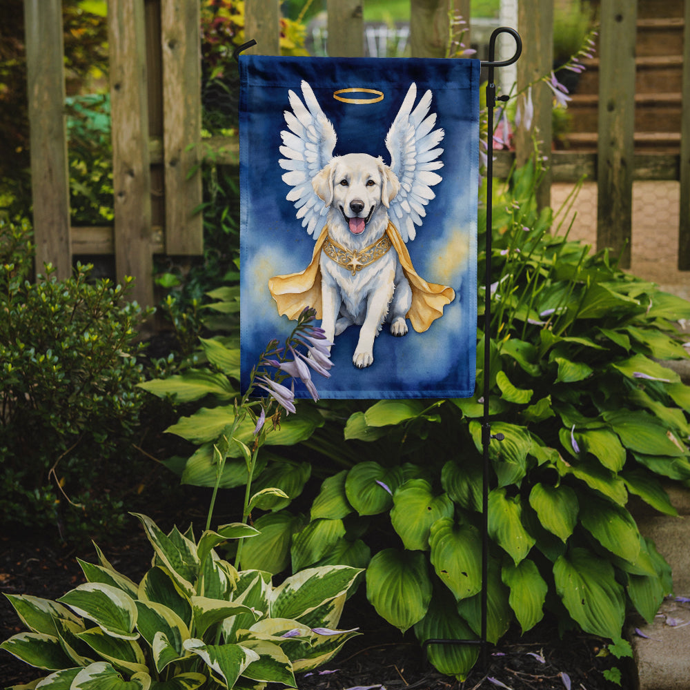 Kuvasz My Angel Garden Flag Mailbox Decorative Yard Banner Outside Patio Artwork for Flower Beds, Garden Size, Multicolor