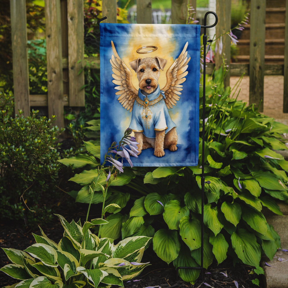 Lakeland Terrier My Angel Garden Flag Mailbox Decorative Yard Banner Outside Patio Artwork for Flower Beds, Garden Size, Multicolor