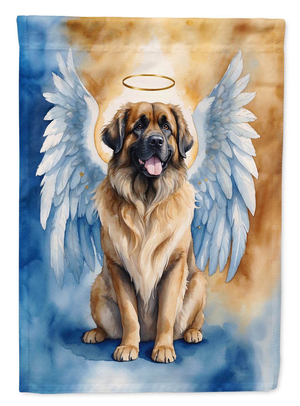 Leonberger My Angel Garden Flag Mailbox Decorative Yard Banner Outside Patio Artwork for Flower Beds, Garden Size, Multicolor