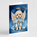 Maltipoo My Angel Greeting Cards Pack of 8 Blank Cards with Envelopes Whimsical A7 Size 5x7