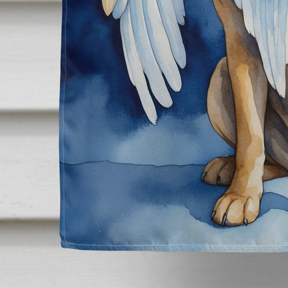 Mastiff My Angel House Flag 28x40 Porch Sleeve Pole Decorative Outside Yard Banner Artwork Wall Hanging, Polyester