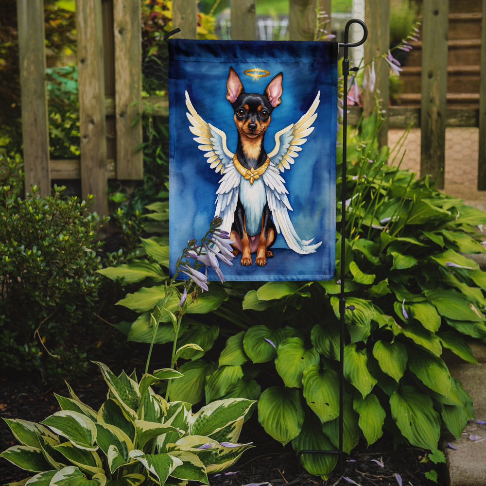 Miniature Pinscher My Angel Garden Flag Mailbox Decorative Yard Banner Outside Patio Artwork for Flower Beds, Garden Size, Multicolor