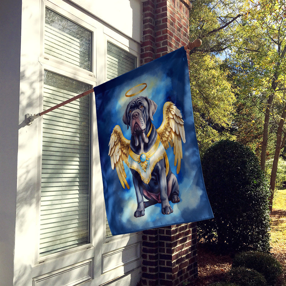 Neapolitan Mastiff My Angel House Flag 28x40 Porch Sleeve Pole Decorative Outside Yard Banner Artwork Wall Hanging, Polyester