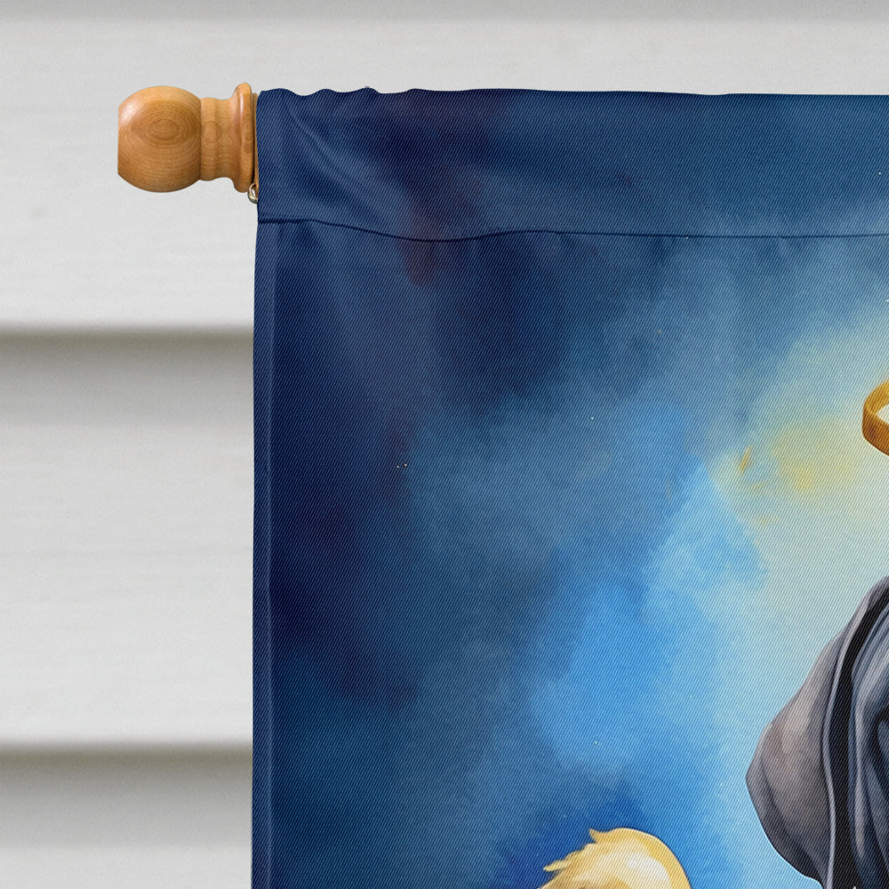 Neapolitan Mastiff My Angel House Flag 28x40 Porch Sleeve Pole Decorative Outside Yard Banner Artwork Wall Hanging, Polyester