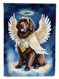 Newfoundland My Angel Garden Flag Mailbox Decorative Yard Banner Outside Patio Artwork for Flower Beds, Garden Size, Multicolor