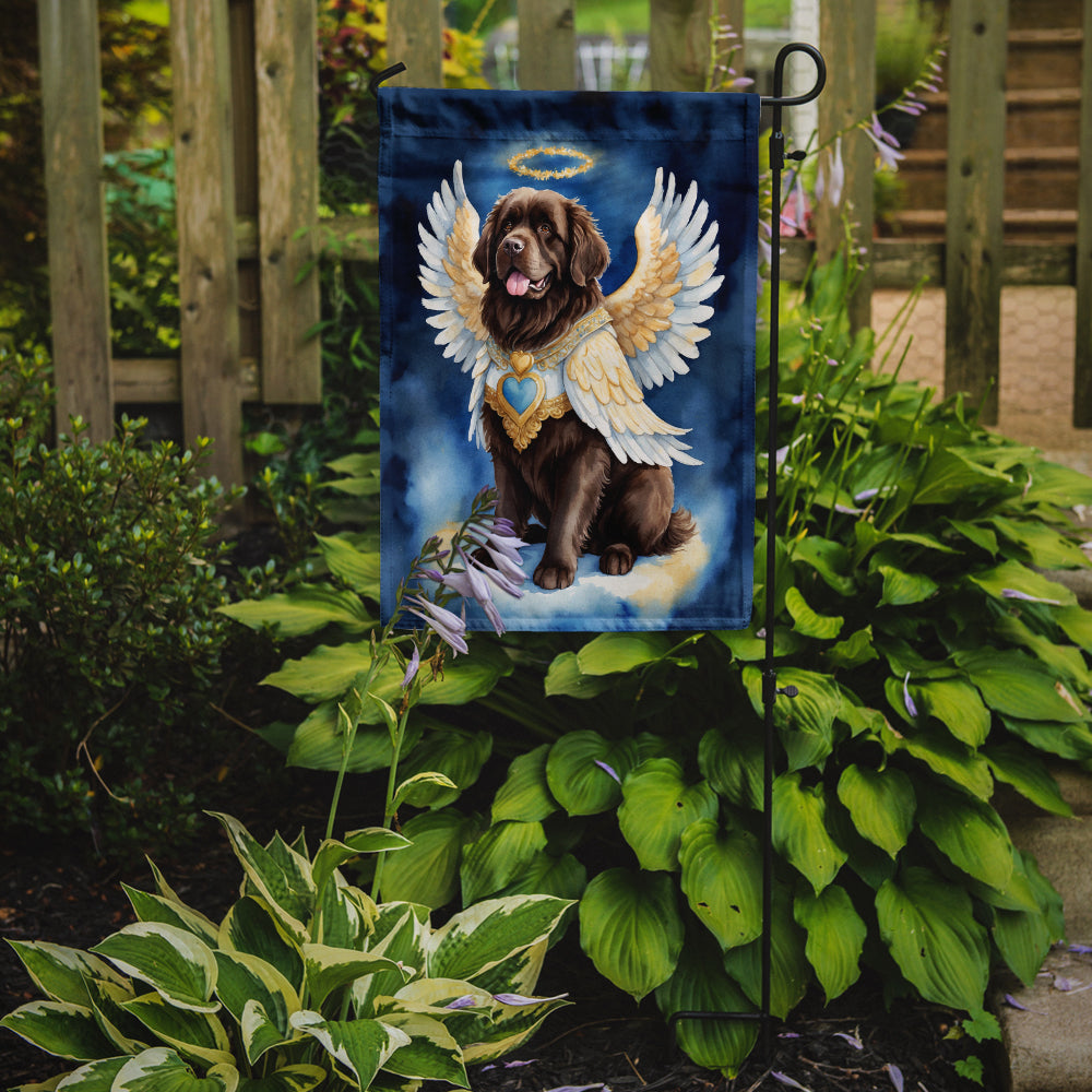 Newfoundland My Angel Garden Flag Mailbox Decorative Yard Banner Outside Patio Artwork for Flower Beds, Garden Size, Multicolor