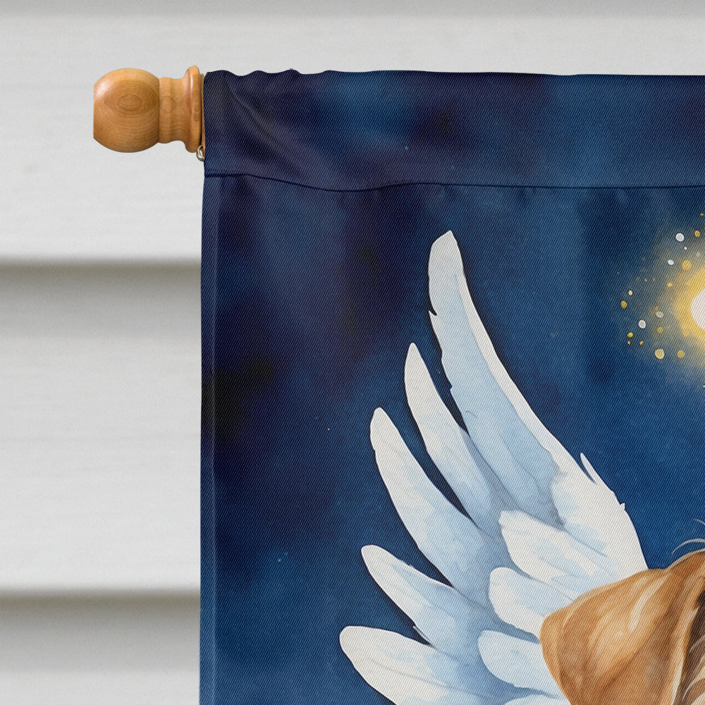 Norfolk Terrier My Angel House Flag 28x40 Porch Sleeve Pole Decorative Outside Yard Banner Artwork Wall Hanging, Polyester