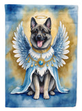 Norwegian Elkhound My Angel Garden Flag Mailbox Decorative Yard Banner Outside Patio Artwork for Flower Beds, Garden Size, Multicolor