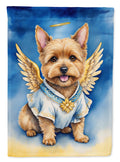 Norwich Terrier My Angel House Flag 28x40 Porch Sleeve Pole Decorative Outside Yard Banner Artwork Wall Hanging, Polyester
