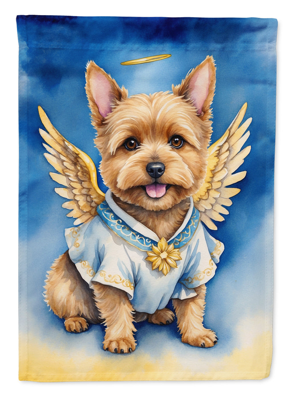 Norwich Terrier My Angel Garden Flag Mailbox Decorative Yard Banner Outside Patio Artwork for Flower Beds, Garden Size, Multicolor