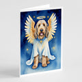 Otterhound My Angel Greeting Cards Pack of 8 Blank Cards with Envelopes Whimsical A7 Size 5x7