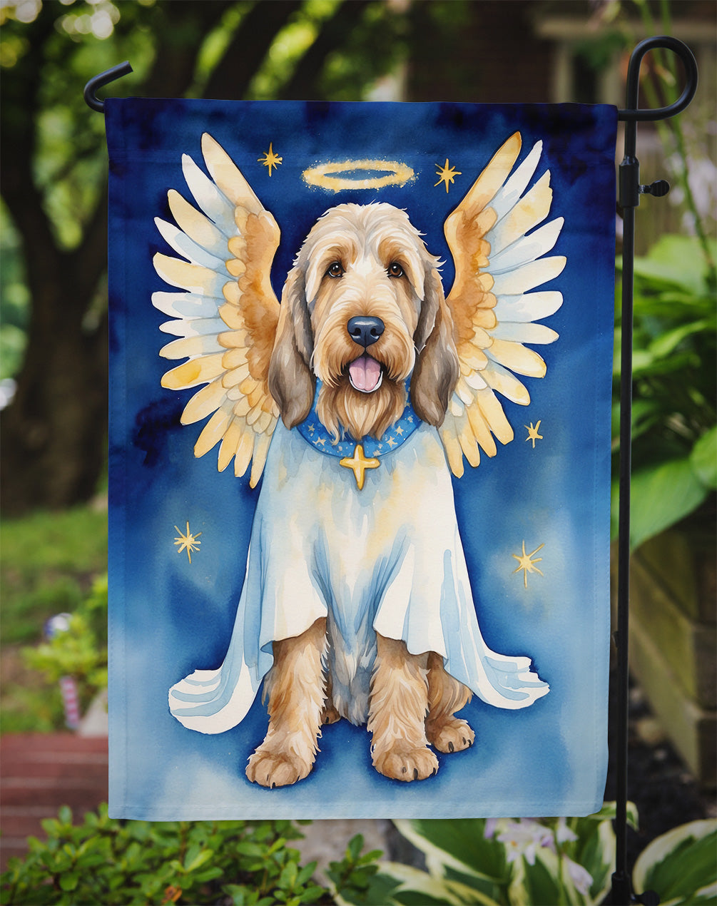 Otterhound My Angel Garden Flag Mailbox Decorative Yard Banner Outside Patio Artwork for Flower Beds, Garden Size, Multicolor