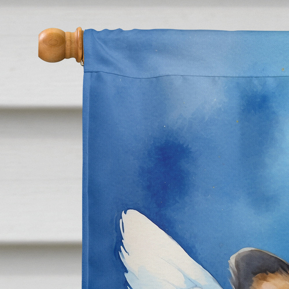 Papillon My Angel House Flag 28x40 Porch Sleeve Pole Decorative Outside Yard Banner Artwork Wall Hanging, Polyester