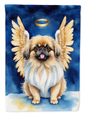 Pekingese My Angel Garden Flag Mailbox Decorative Yard Banner Outside Patio Artwork for Flower Beds, Garden Size, Multicolor