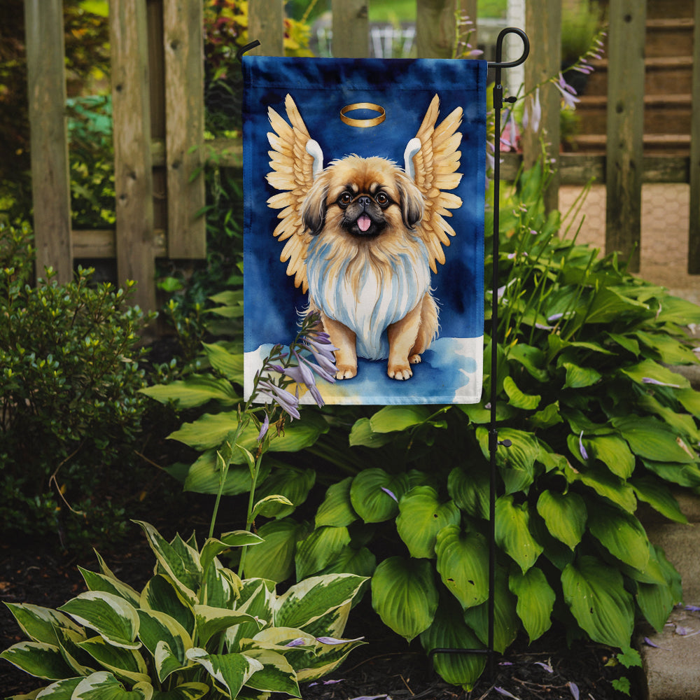 Pekingese My Angel Garden Flag Mailbox Decorative Yard Banner Outside Patio Artwork for Flower Beds, Garden Size, Multicolor