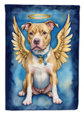 Pit Bull Terrier My Angel Garden Flag Mailbox Decorative Yard Banner Outside Patio Artwork for Flower Beds, Garden Size, Multicolor