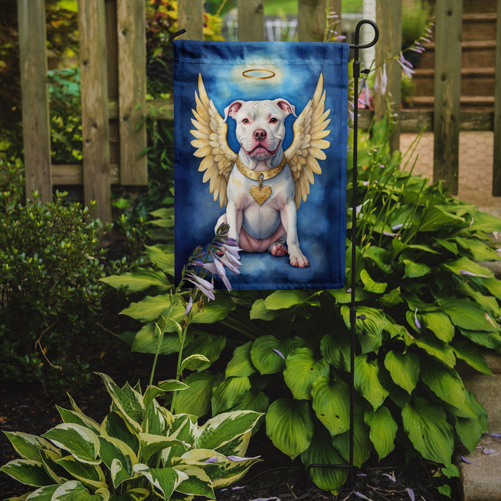 Pit Bull Terrier My Angel Garden Flag Mailbox Decorative Yard Banner Outside Patio Artwork for Flower Beds, Garden Size, Multicolor