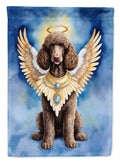 Chocolate Poodle My Angel Garden Flag Mailbox Decorative Yard Banner Outside Patio Artwork for Flower Beds, Garden Size, Multicolor