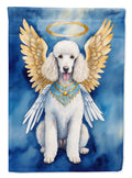 White Poodle My Angel Garden Flag Mailbox Decorative Yard Banner Outside Patio Artwork for Flower Beds, Garden Size, Multicolor