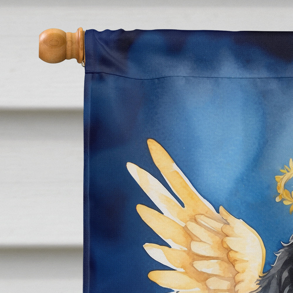 Portuguese Water Dog My Angel House Flag 28x40 Porch Sleeve Pole Decorative Outside Yard Banner Artwork Wall Hanging, Polyester