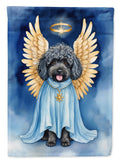 Puli My Angel House Flag 28x40 Porch Sleeve Pole Decorative Outside Yard Banner Artwork Wall Hanging, Polyester