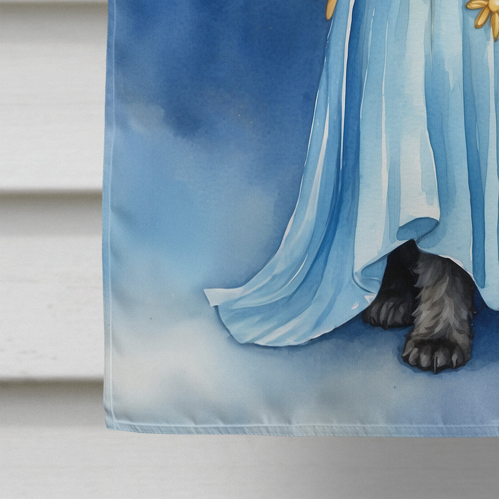 Puli My Angel House Flag 28x40 Porch Sleeve Pole Decorative Outside Yard Banner Artwork Wall Hanging, Polyester