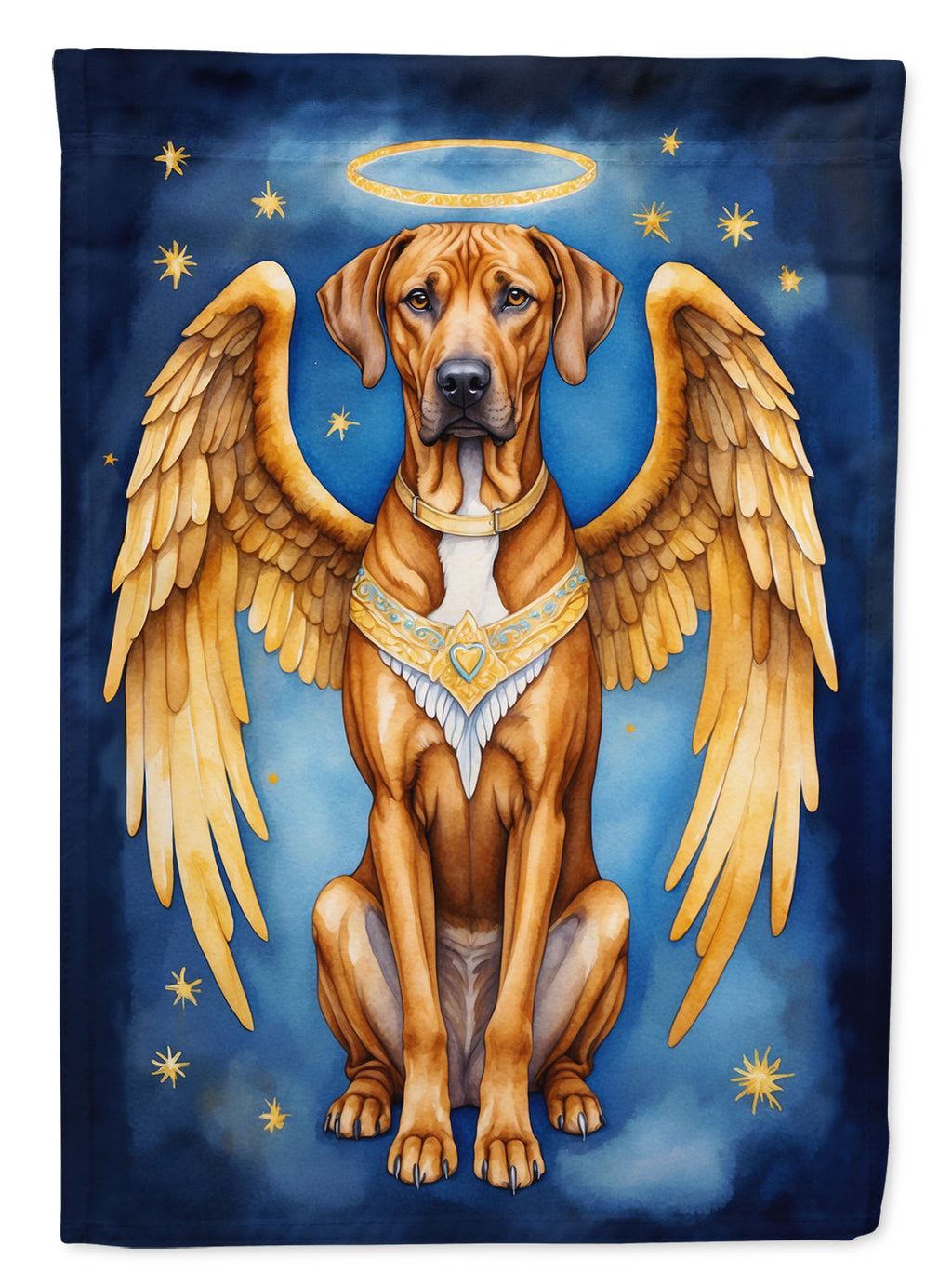 Rhodesian Ridgeback My Angel Garden Flag Mailbox Decorative Yard Banner Outside Patio Artwork for Flower Beds, Garden Size, Multicolor