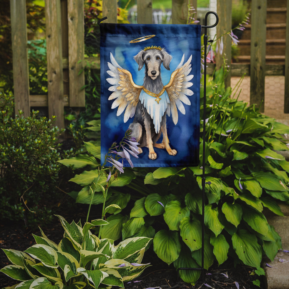 Scottish Deerhound My Angel Garden Flag Mailbox Decorative Yard Banner Outside Patio Artwork for Flower Beds, Garden Size, Multicolor