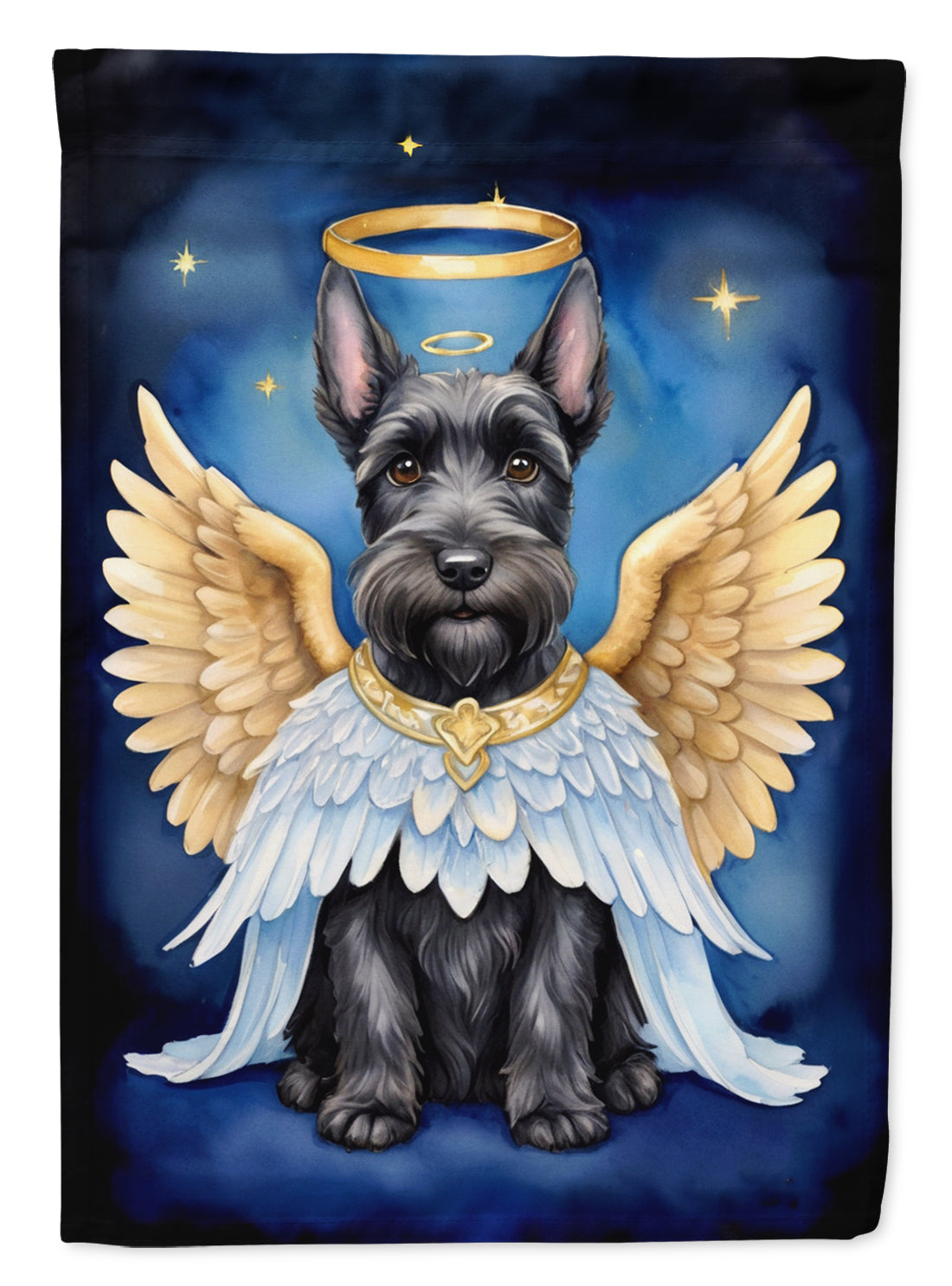 Scottish Terrier My Angel Garden Flag Mailbox Decorative Yard Banner Outside Patio Artwork for Flower Beds, Garden Size, Multicolor