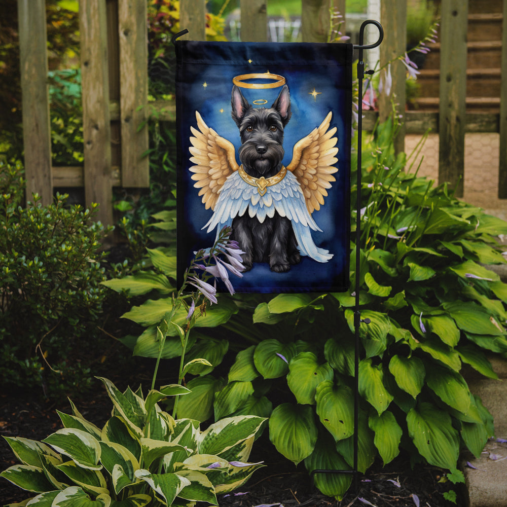 Scottish Terrier My Angel Garden Flag Mailbox Decorative Yard Banner Outside Patio Artwork for Flower Beds, Garden Size, Multicolor